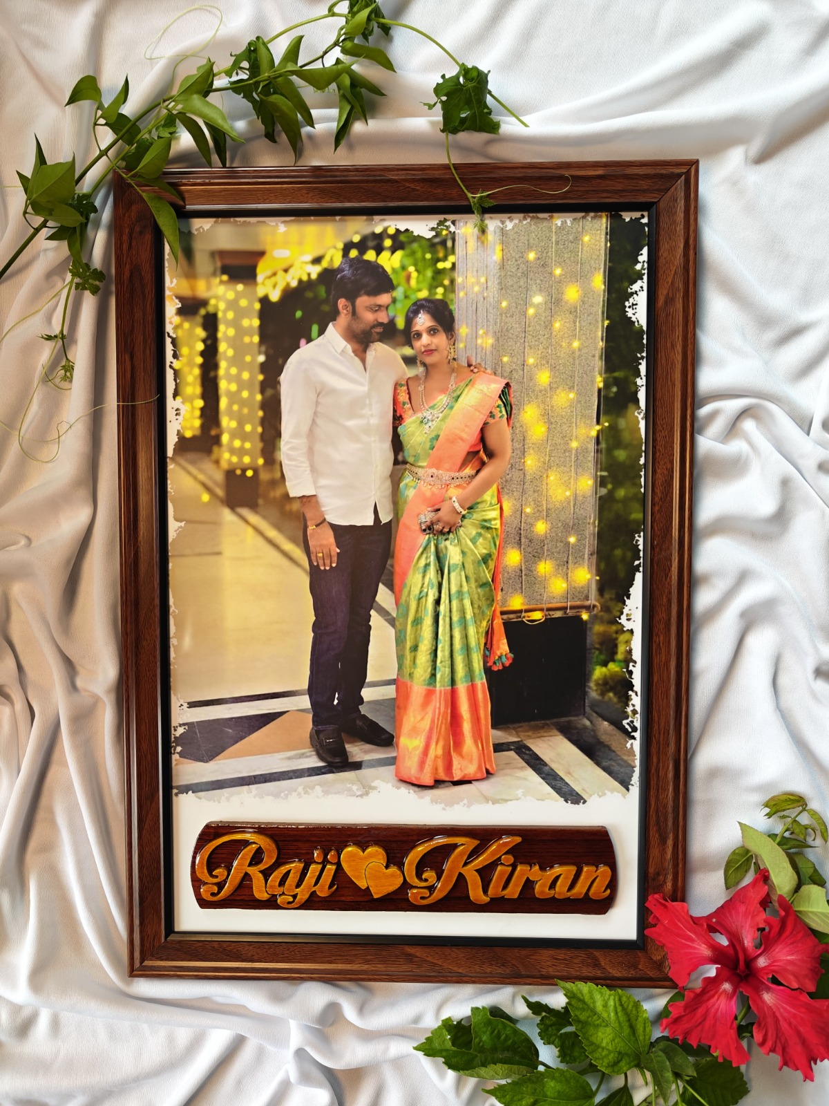 Wooden Name Frame