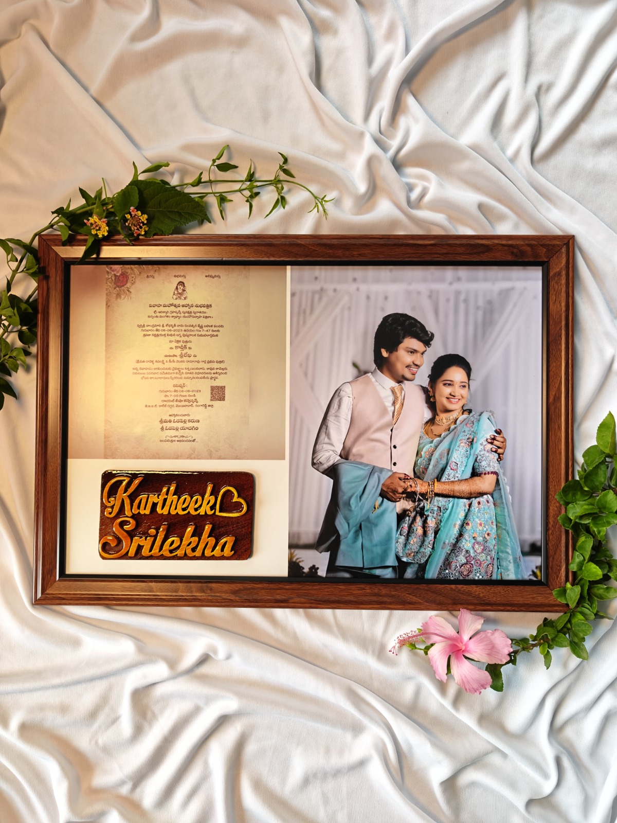 Wooden Name Frame